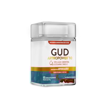 Suplemento GUD Artropower 10 para Cães e Gatos 60 Cápsulas Suplemento GUD Artropower 10 para Cães e Gatos 60 Cápsulas