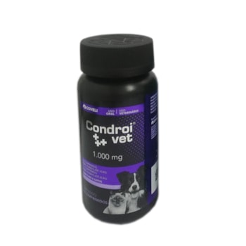 Suplemento Vitamínico Coveli Condroivet para Cães e Gatos com 30 comprimidos Suplemento Vitamínico Coveli Condroivet para Cães e Gatos com 30 comprimidos