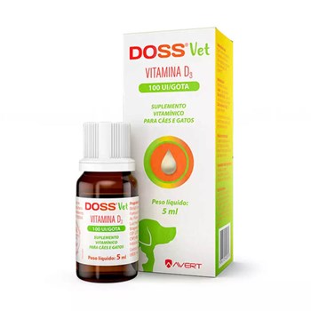 Suplemento Vitamínico Doss Vet Avert para Cães e Gatos 5ml