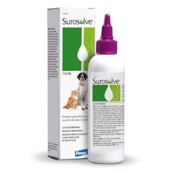 Surosolve Limpeza De Ouvido De Cães e Gatos 125mL