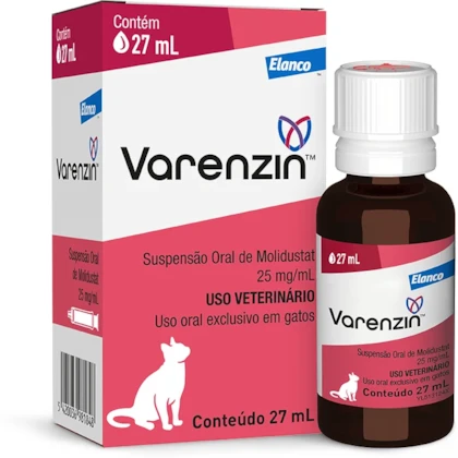 Suspensão Oral de Molidustat Elanco Varenzin 25 mg para Gatos