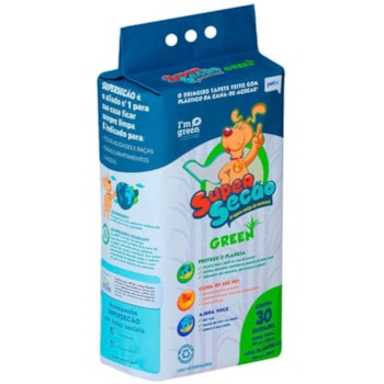 Tapete Higiênico Super Secão Petix Green 30 unidades Tapete Higiênico Super Secão Petix Green 30 unidades