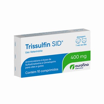 Trissulfin Sid Antimicrobiano 400g com 10 Comprimidos