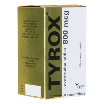 Tyrox Repositor Hormonal 800mcg com 60 comprimidos