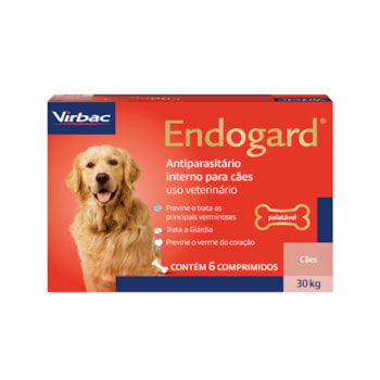 Vermífugo Endogard Virbac Cães até 30kg