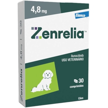 Zenrelia Dermatológico Elanco para Cães - 4,8mg com 30 Comprimidos