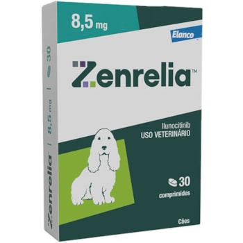 Zenrelia Dermatológico Elanco para Cães - 8,5mg com 30 Comprimidos